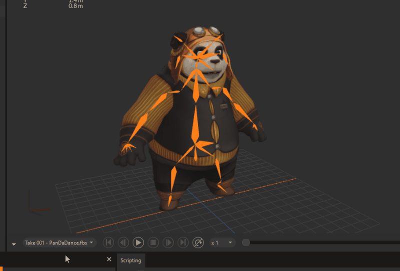 Moving 3d Animation Dance Models